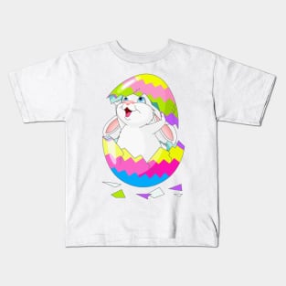 Easter Bunny with Egg Kids T-Shirt